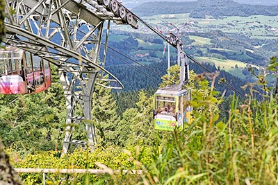 Fahrt mit der Schauinslandbahn