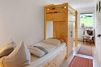 Schlafzimmer Nr. 3 mit Stockbett